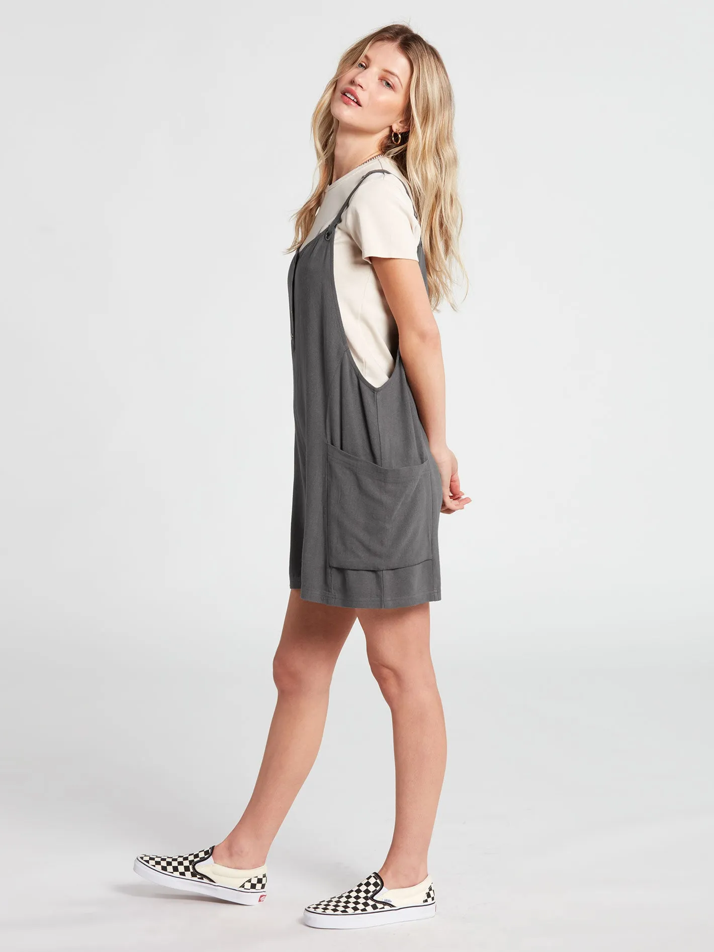All In For This Romper - Charcoal sold by Volcom product image thumbnail 3