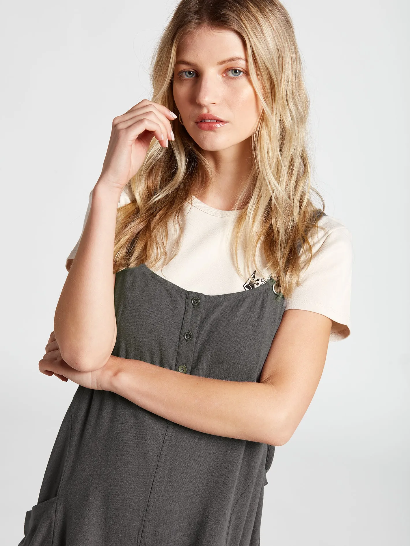 All In For This Romper - Charcoal sold by Volcom product image thumbnail 4