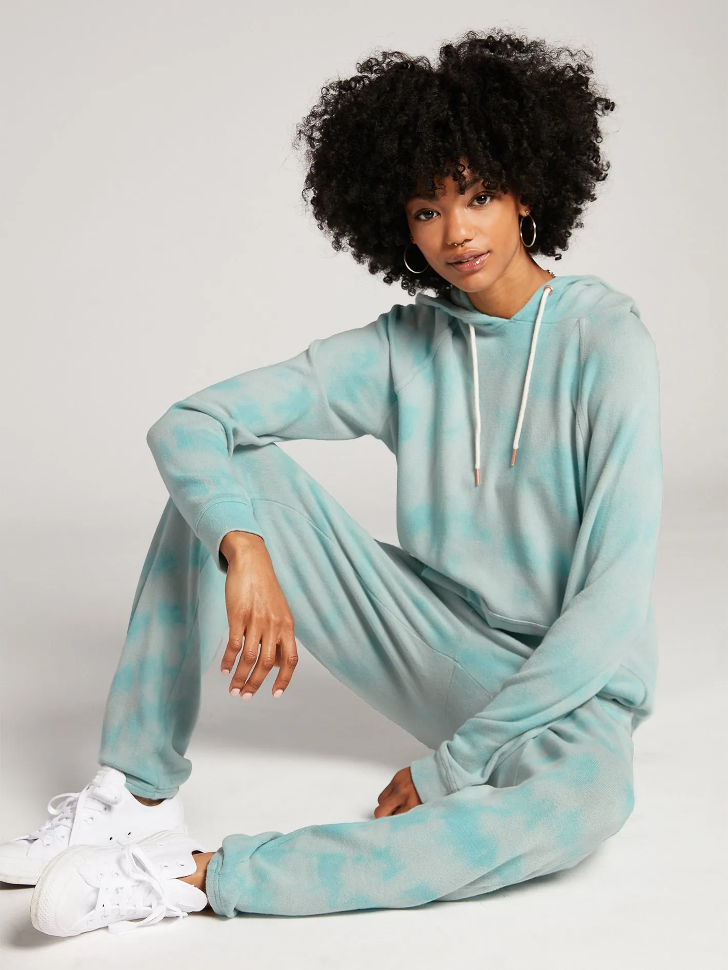 Lived In Lounge Hoodie - Blue Fog sold by Volcom