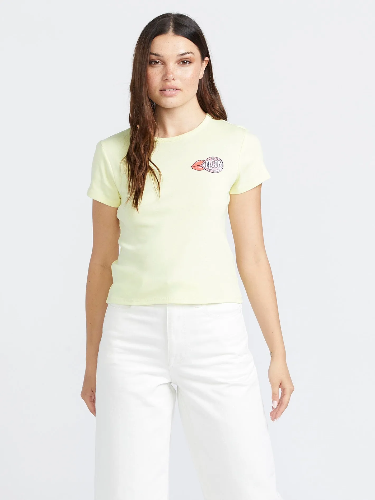 Have A Clue Tee - Lemon sold by Volcom