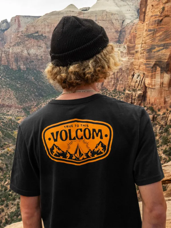 Mountainside Tech Short Sleeve Tee - Black sold by Volcom