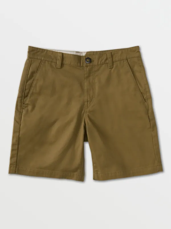 Barracks Relaxed Chino Shorts - Dark Khaki made by Volcom