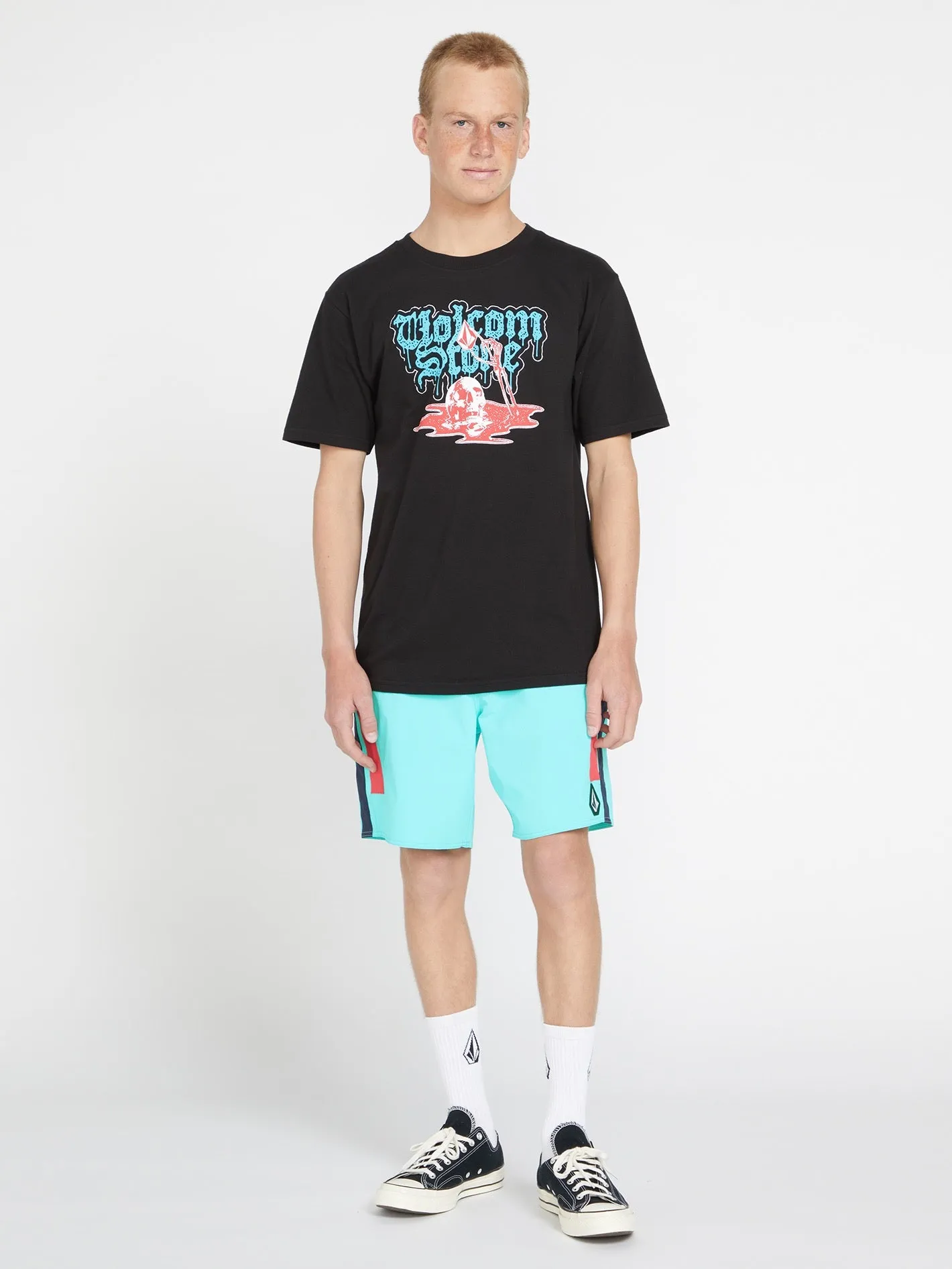 Puddle Short Sleeve Tee - Black sold by Volcom product image thumbnail 2