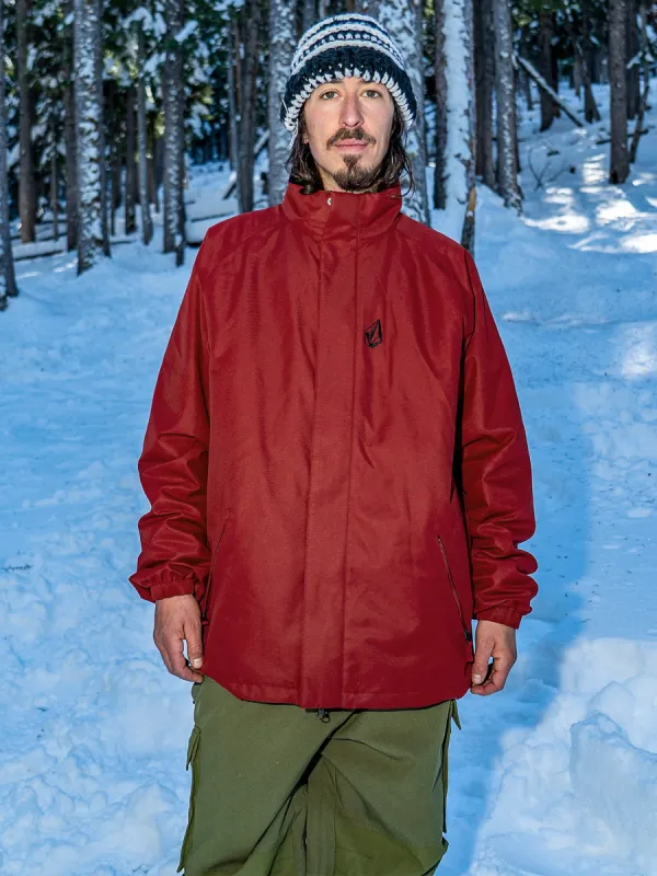 Mens Ravraah Jacket - Maroon sold by Volcom