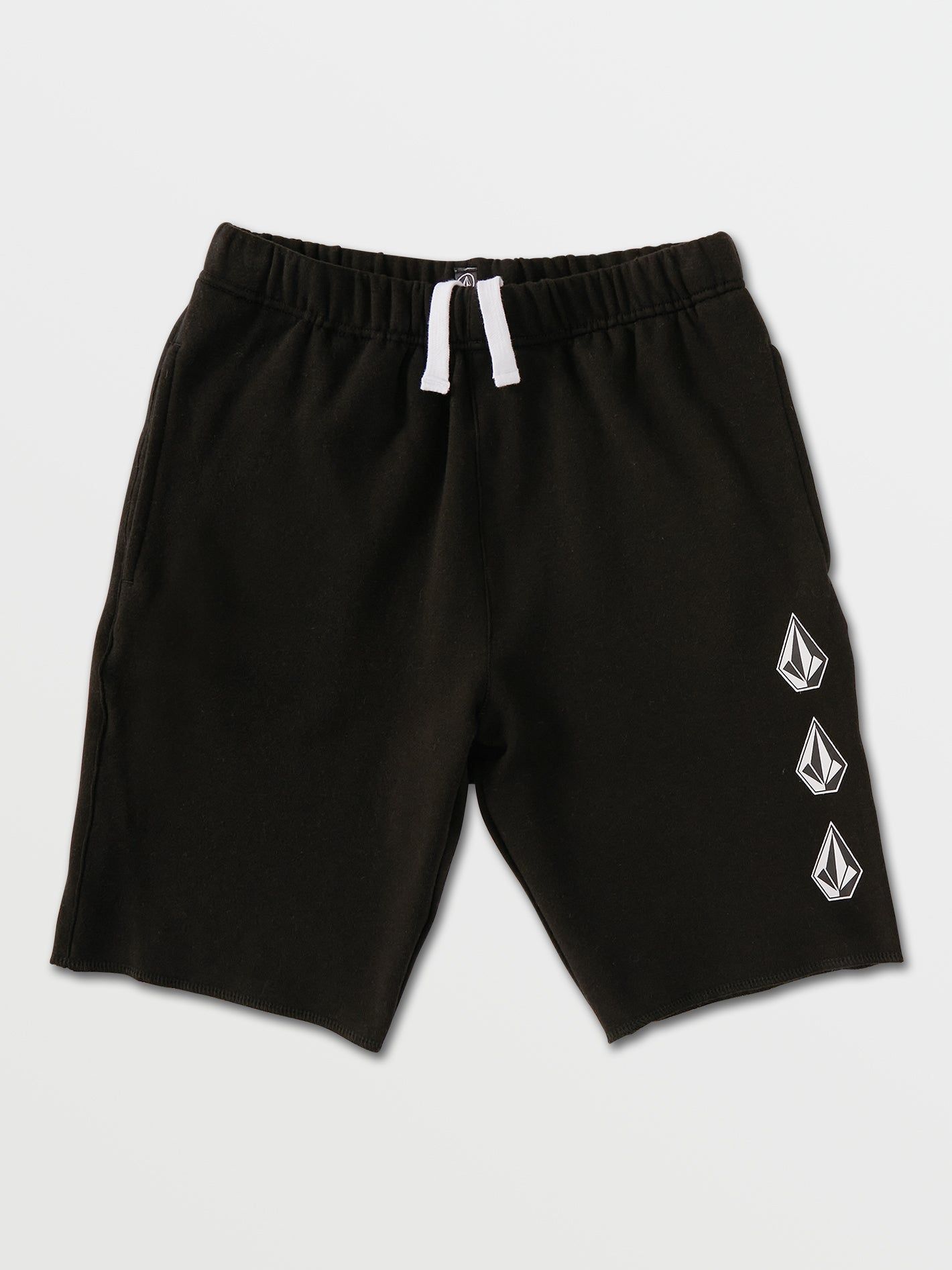 Big Boys Iconic Stone Fleece Shorts - Black sold by Volcom product image thumbnail 3