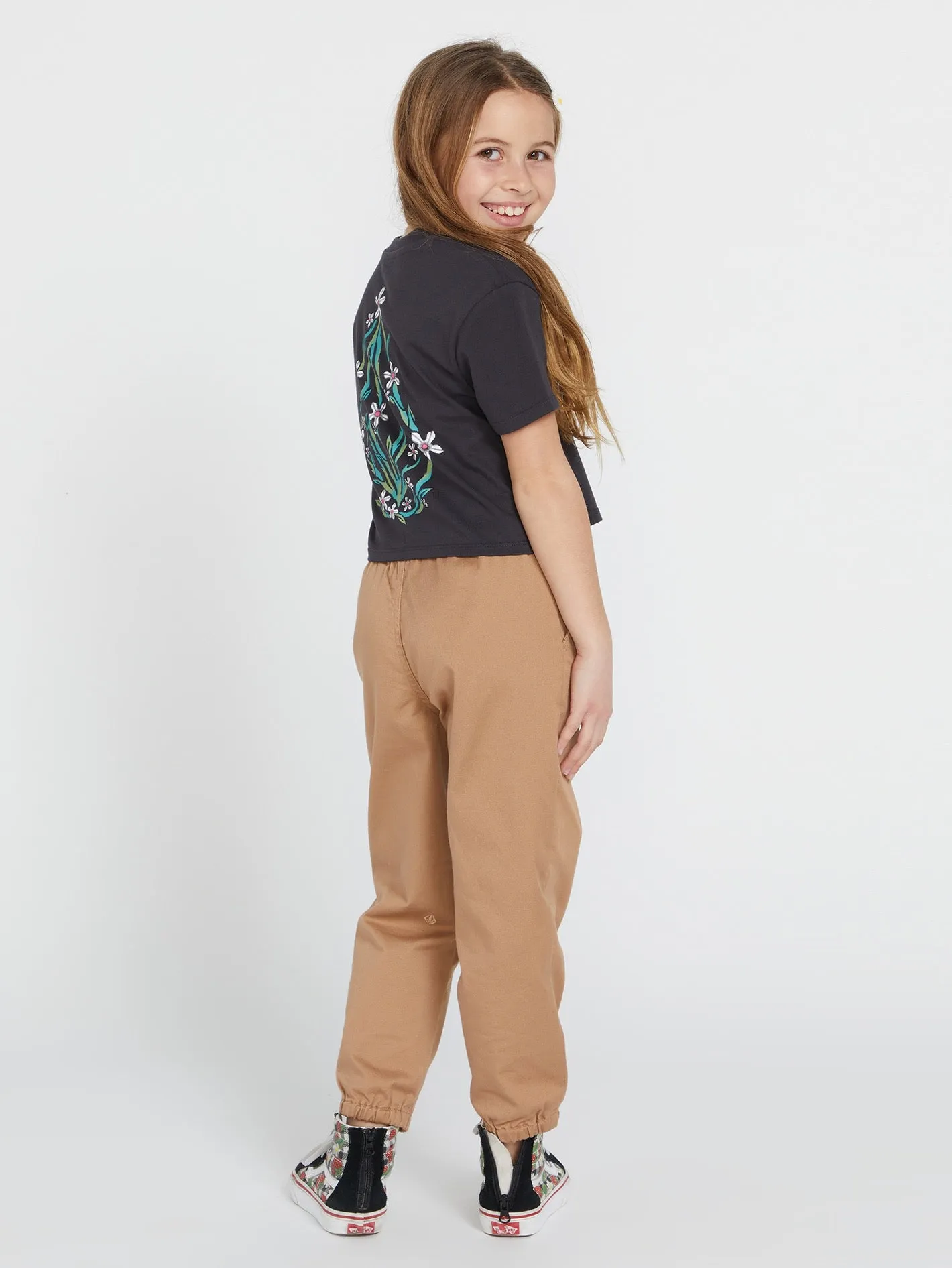 Girls Pocket Dial Tee - Vintage Black sold by Volcom product image thumbnail 4