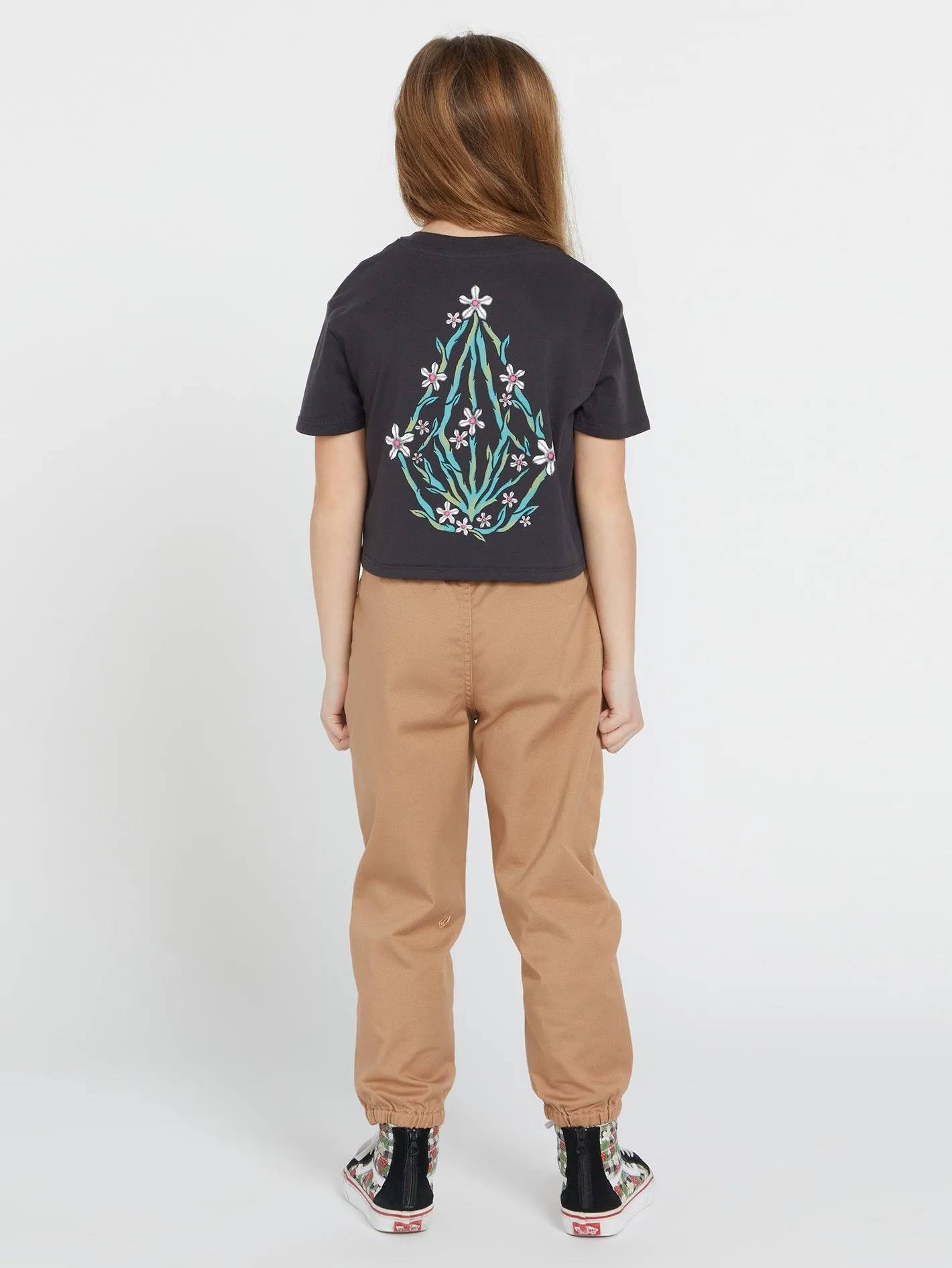 Girls Pocket Dial Tee - Vintage Black sold by Volcom product image thumbnail 2