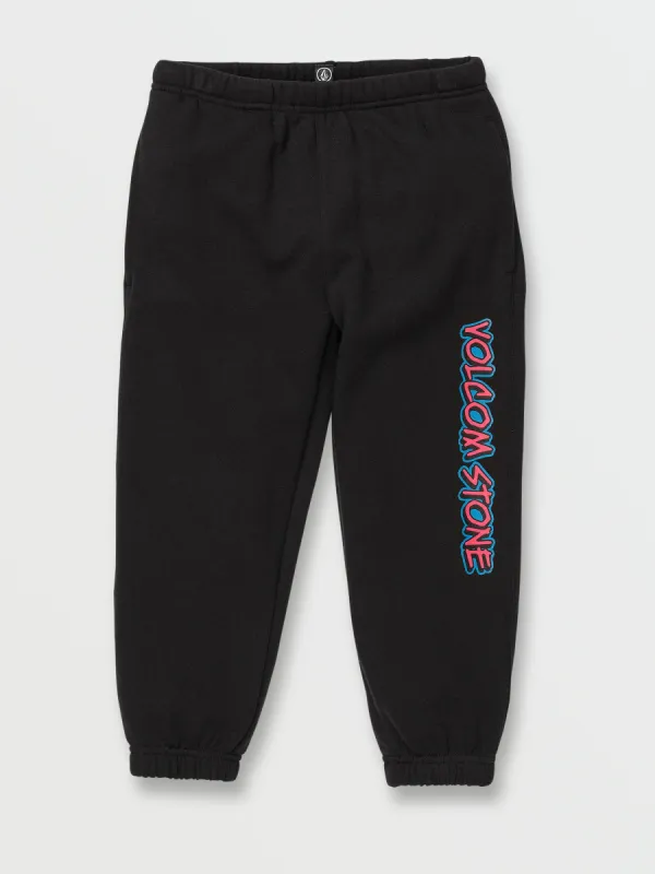 Little Boys Caiden Fleece Pants - Black sold by Volcom
