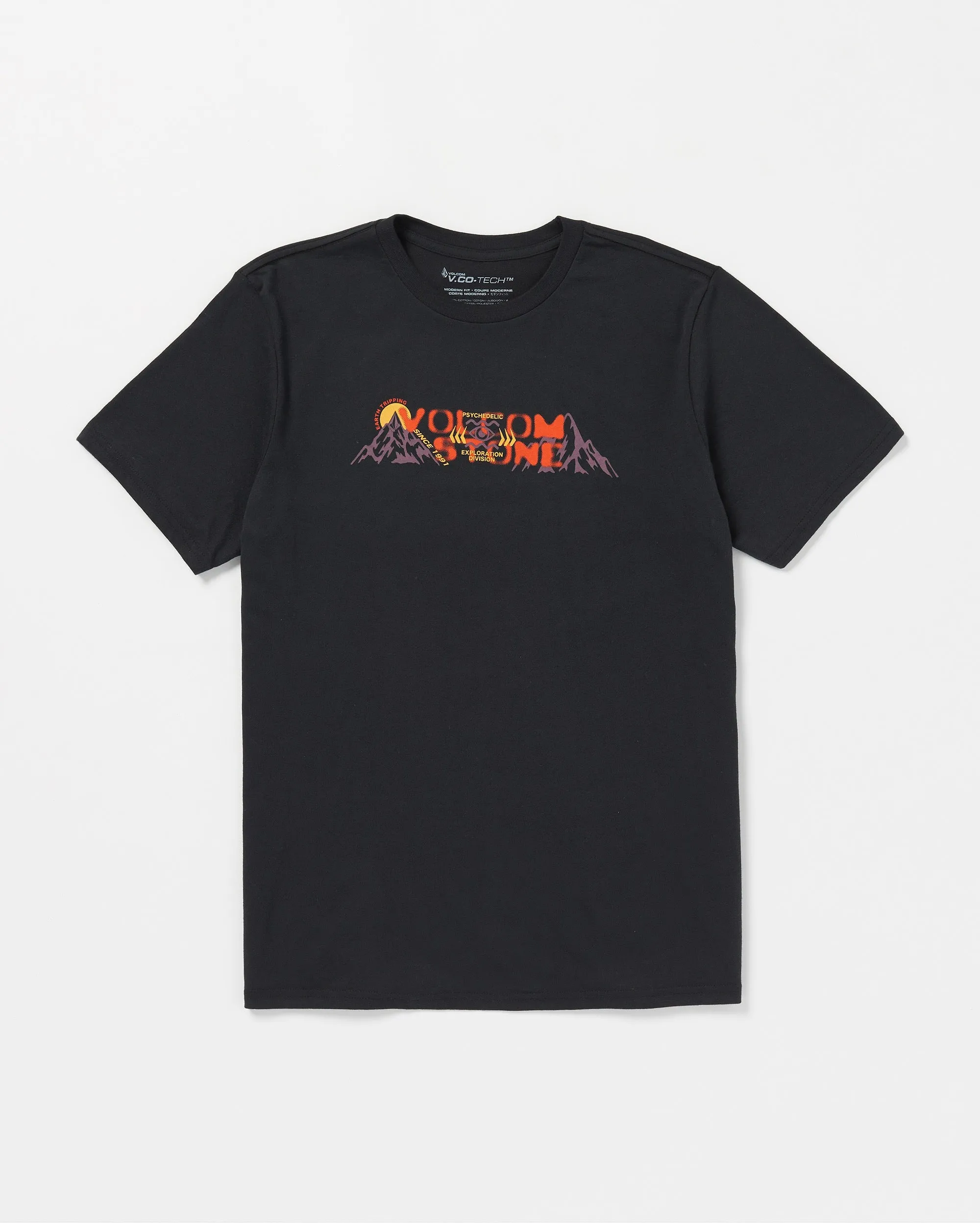 Crevasse Tech Short Sleeve Tee - Black sold by Volcom