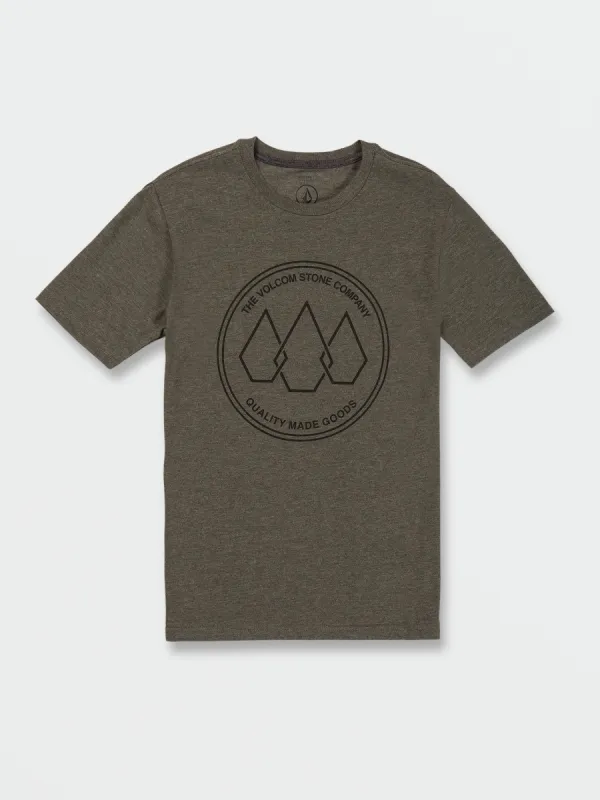 Big Boys Stone Link Short Sleeve Tee - Martini Olive sold by Volcom