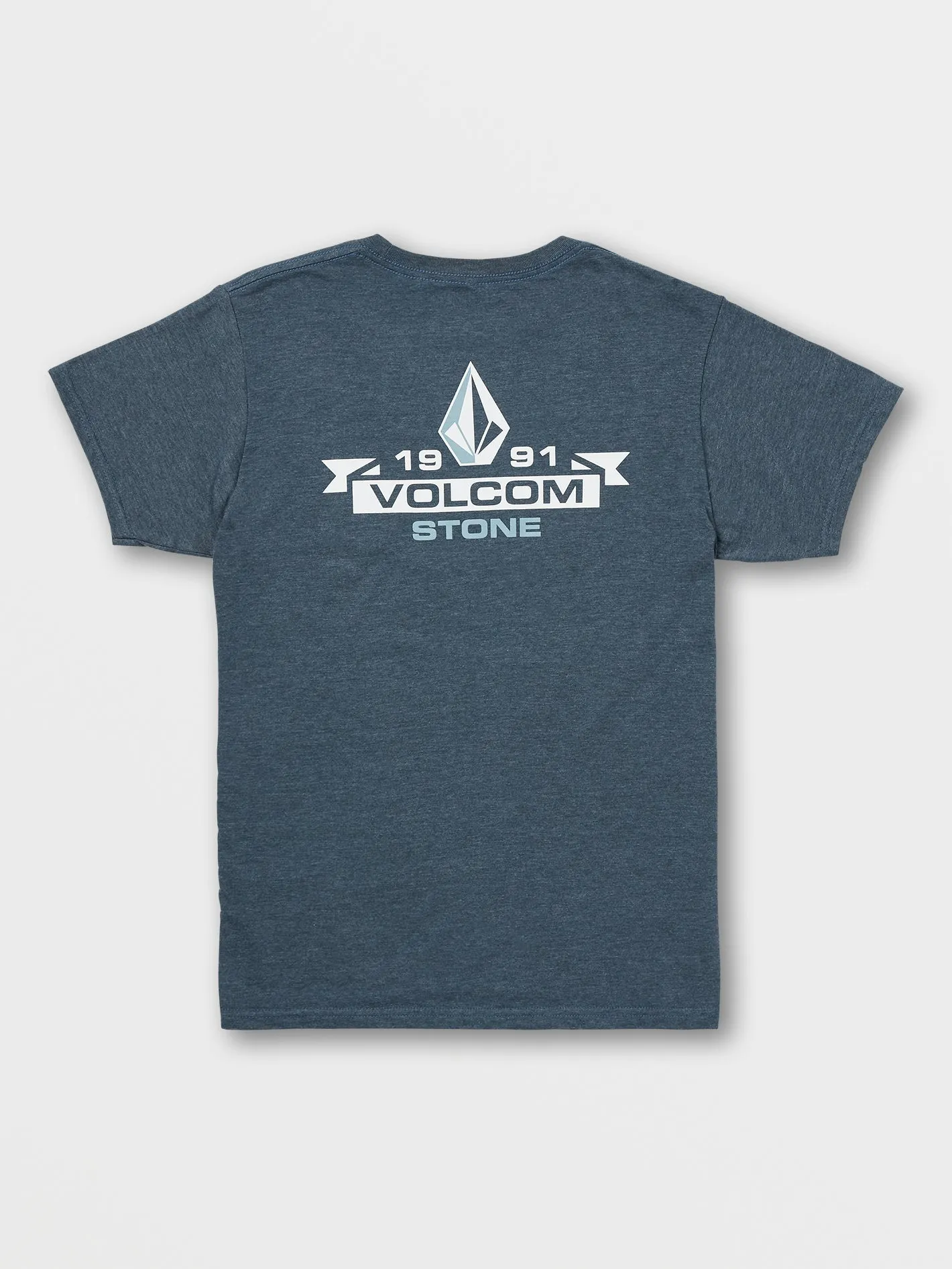 Mens Blaquedout Short Sleeve Tee - Navy Heather sold by Volcom product image thumbnail 2