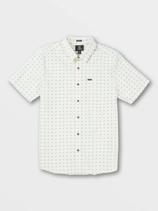Stone Mags Short Sleeve Shirt - Whitecap Grey sold by Volcom