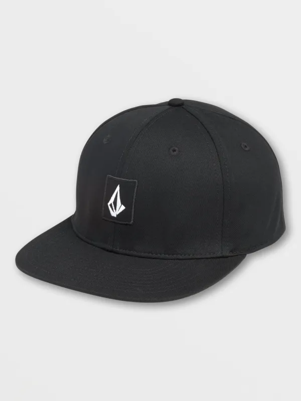V Square Snapback 2 Hat - Black sold by Volcom