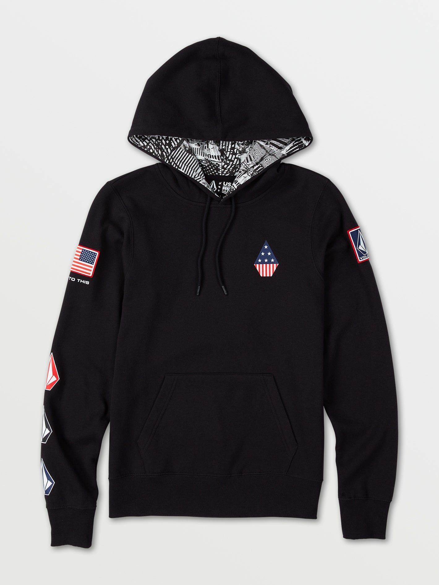 USST Hoodie - Black (2022) sold by Volcom