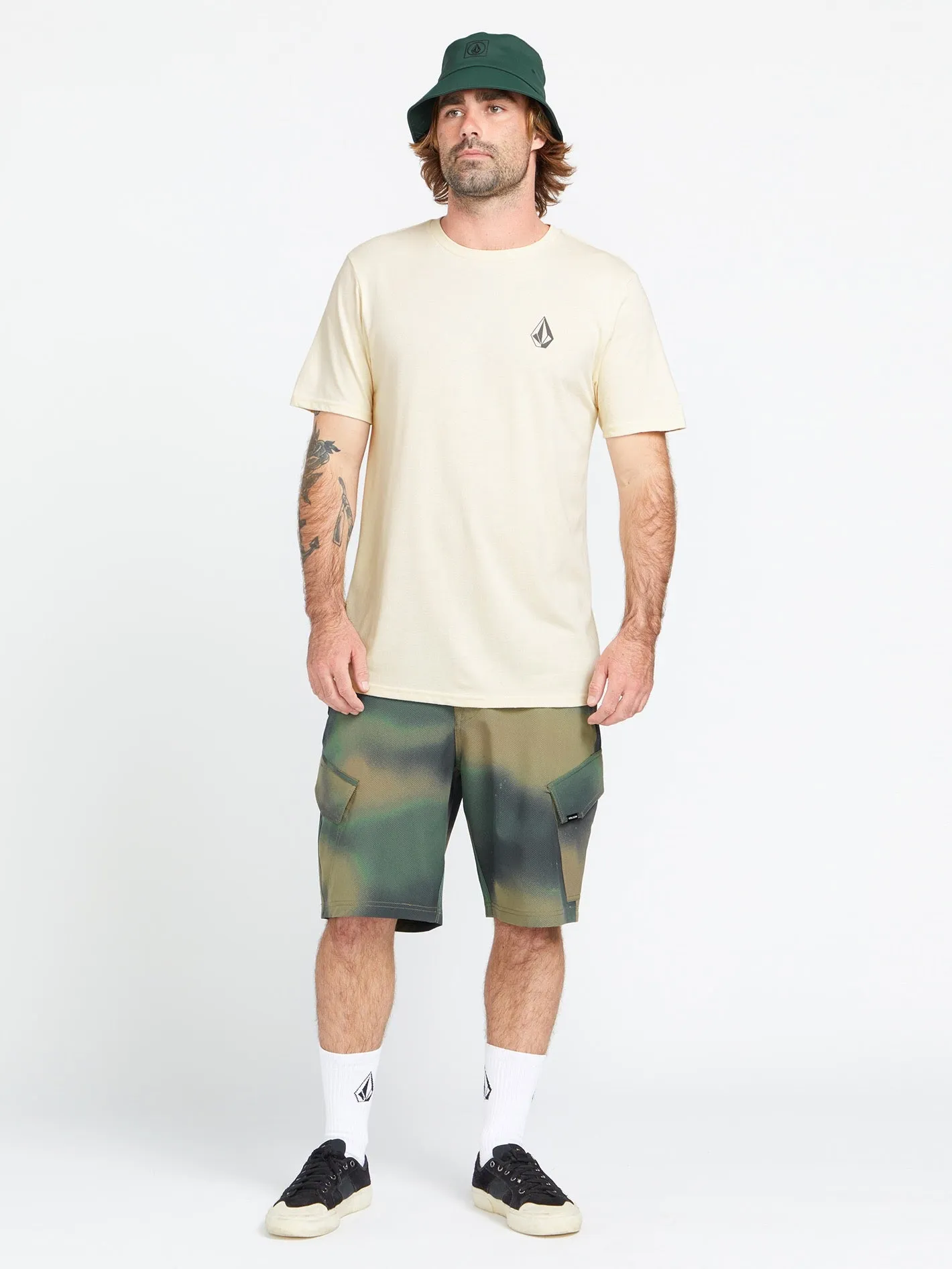 Stone Tech Short Sleeve Tee - Cloud sold by Volcom