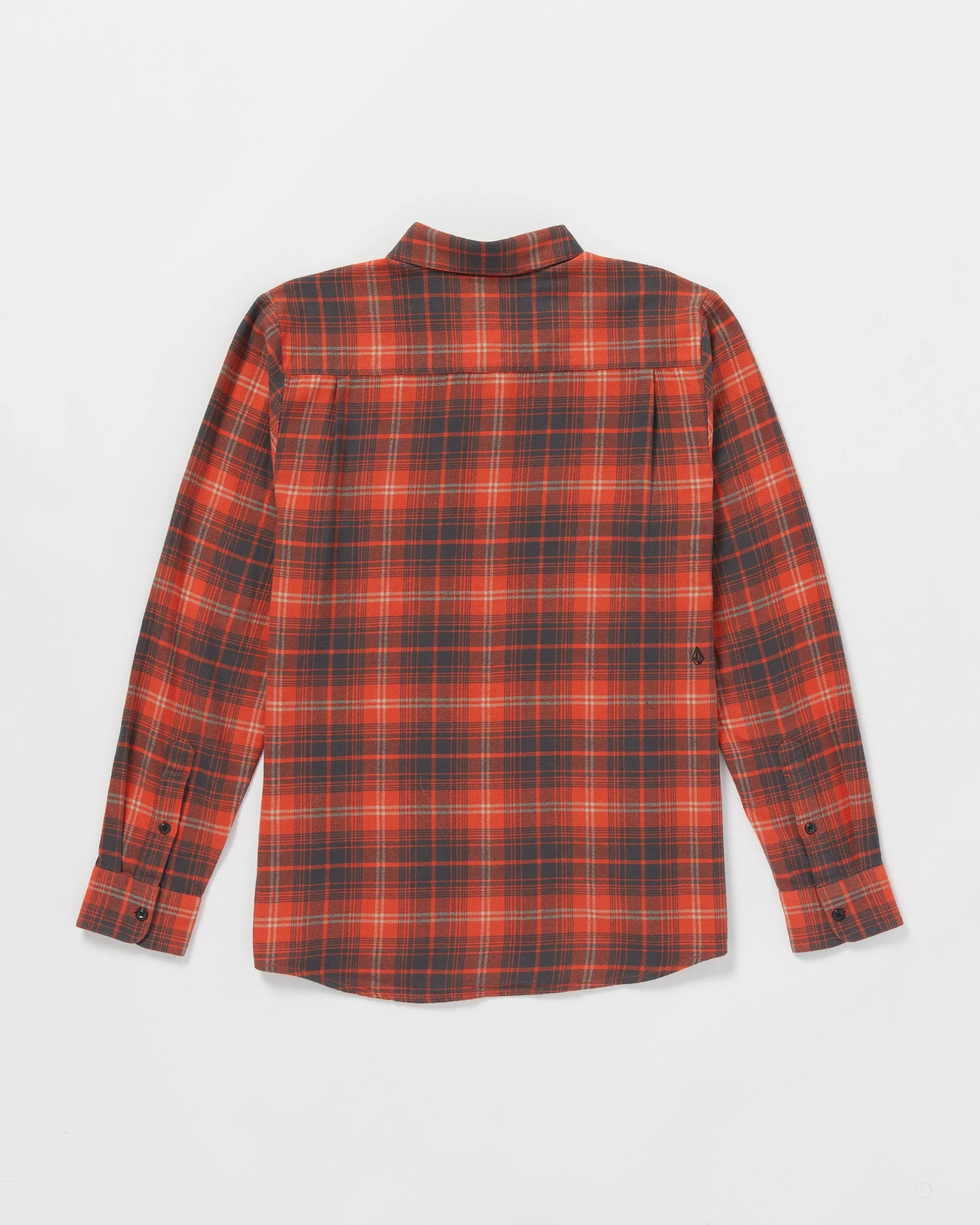 Caden Plaid Long Sleeve Shirt - Bright Red sold by Volcom product image thumbnail 2