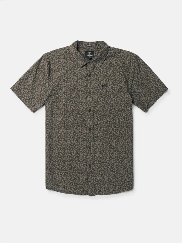 Stone Mash Short Sleeve Shirt - Stealth sold by Volcom