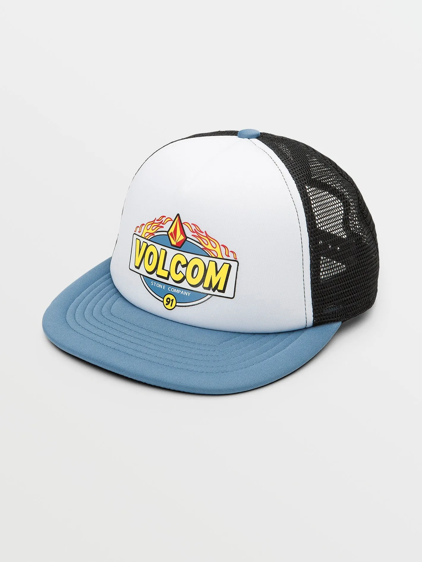 Big Boys Hot Cheese Trucker Hat - Blue Bird sold by Volcom