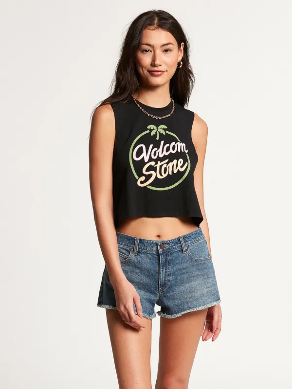 Stone Hour Crop Tank - Black sold by Volcom