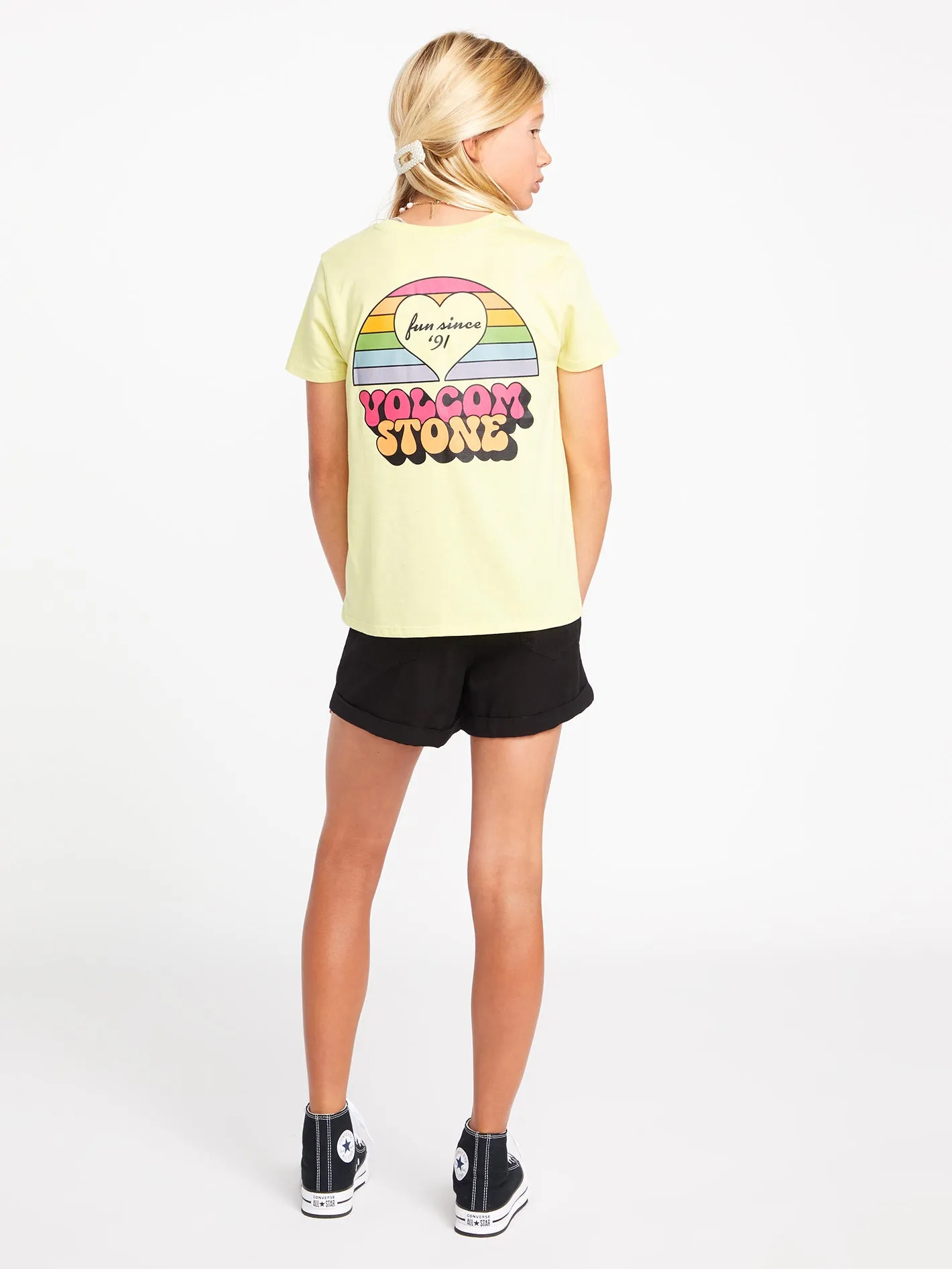Girls Last Party Short Sleeve Tee - Citron sold by Volcom product image thumbnail 5
