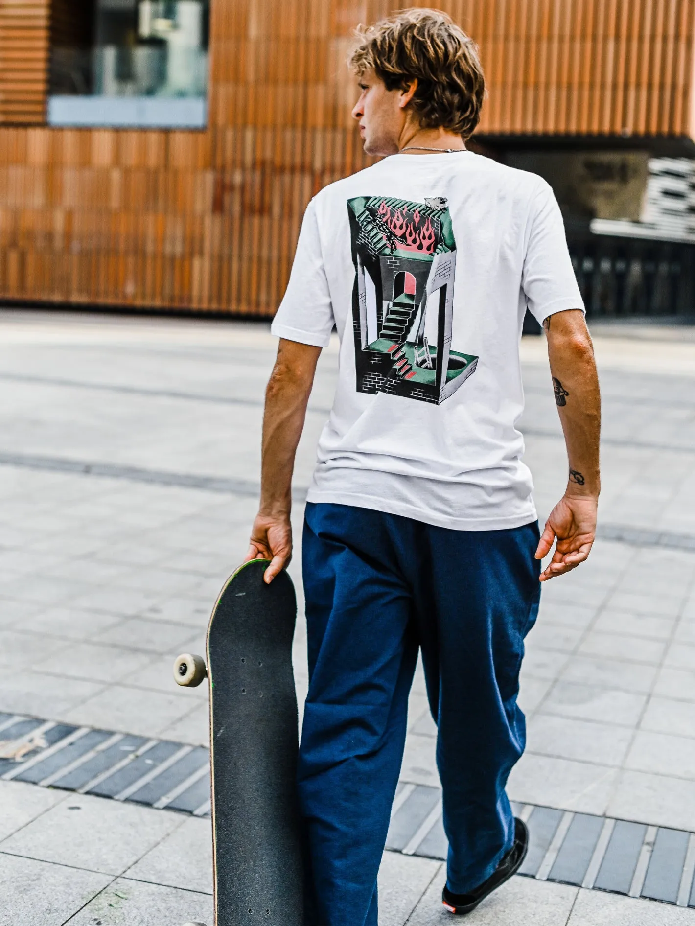 Skate Vitals Axel Short Sleeve Tee - White sold by Volcom