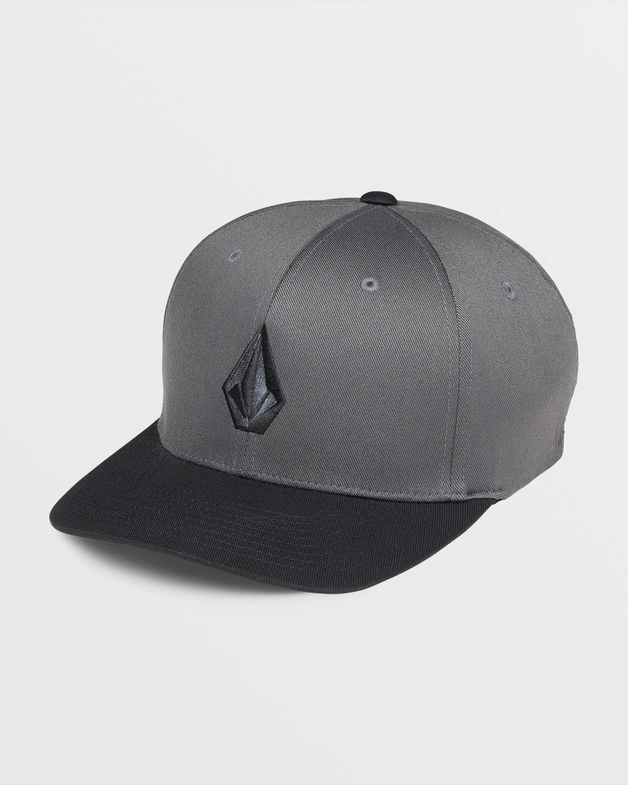 Full Stone Flexfit Hat - Asphalt Black sold by Volcom