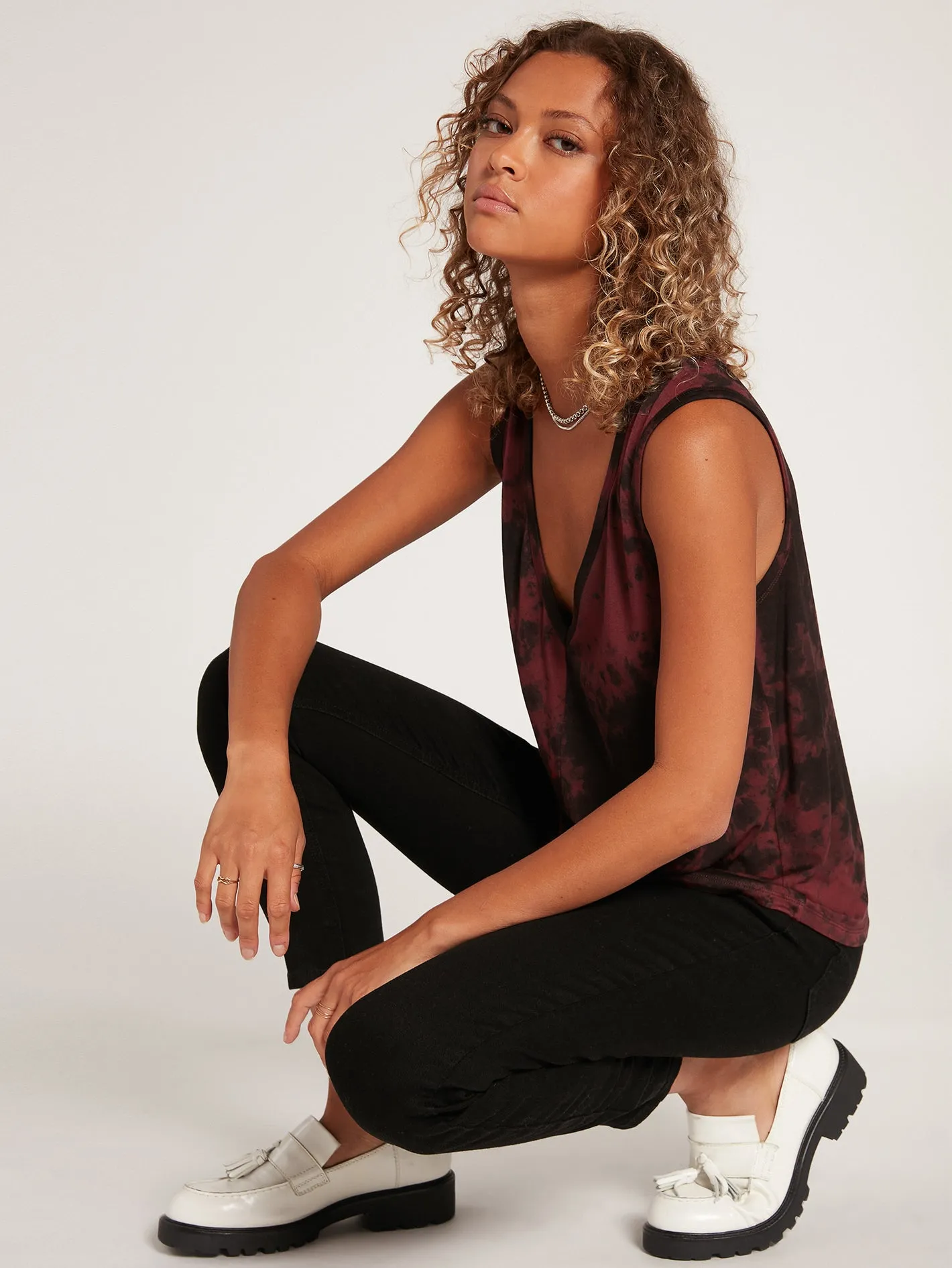 Easy Babe Tie Dye Tank - Auburn sold by Volcom product image thumbnail 4