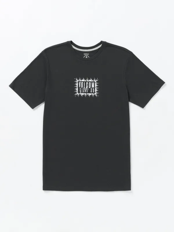 Primed Short Sleeve Tee - Washed Black Heather made by Volcom