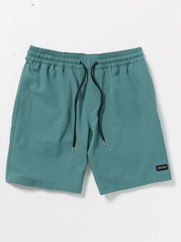 Stones Hybrid Elastic Waist Short 18" - Hydro Blue sold by Volcom