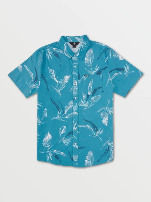 Warbler Short Sleeve Shirt - Stormy Blue made by Volcom