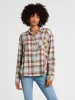 Plaid To Meet You Long Sleeve Flannel - Blue Fog sold by Volcom