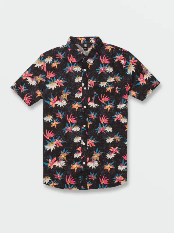 Warbler Short Sleeve Shirt - Black sold by Volcom