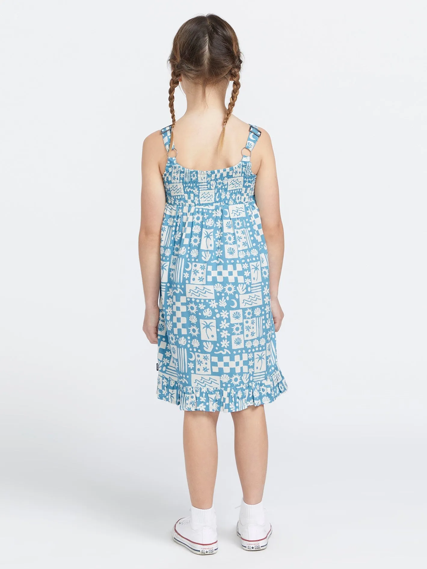 Girls Hangin' Loose Dress - Laguna Blue sold by Volcom product image thumbnail 4