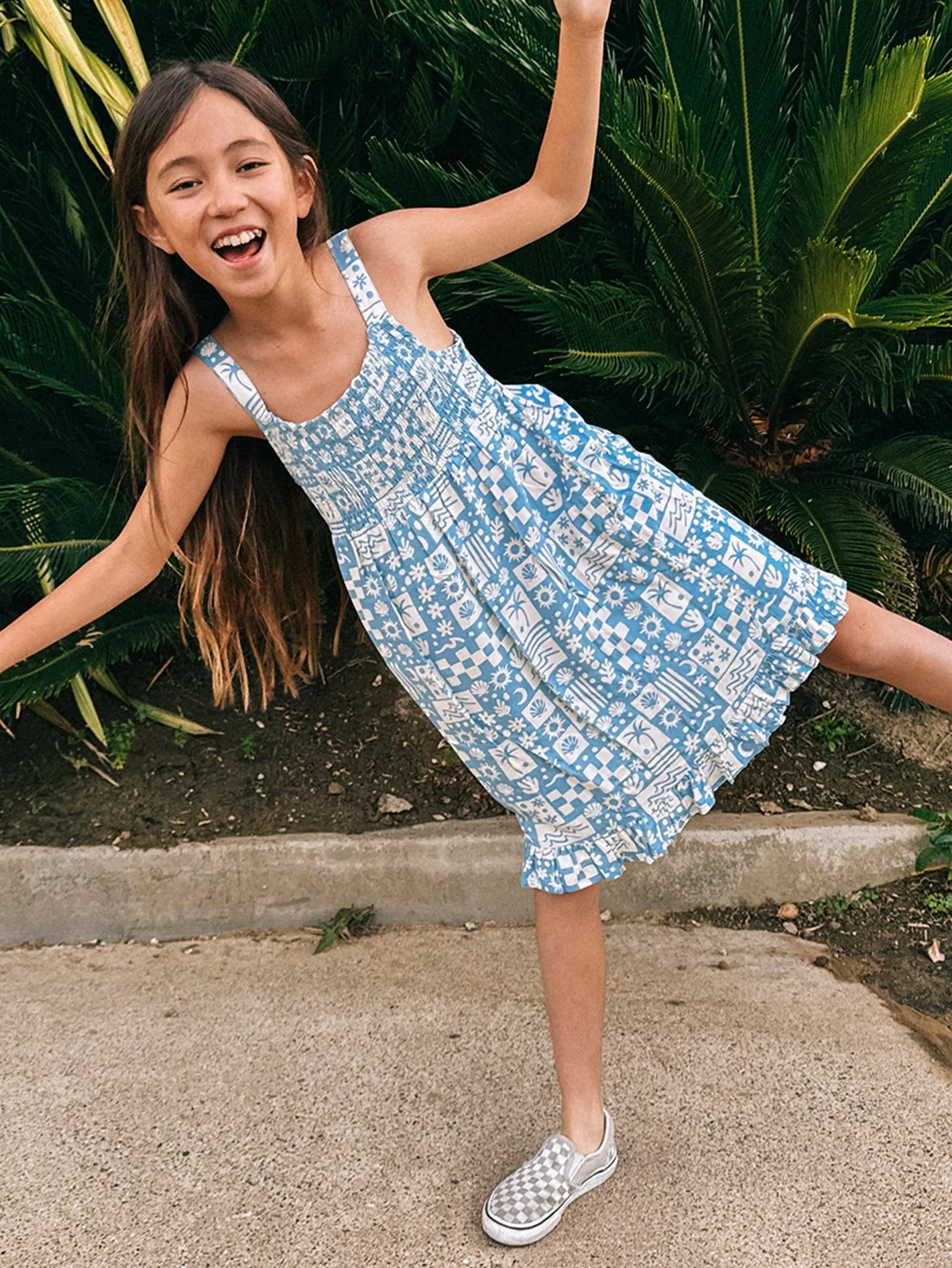 Girls Hangin' Loose Dress - Laguna Blue sold by Volcom