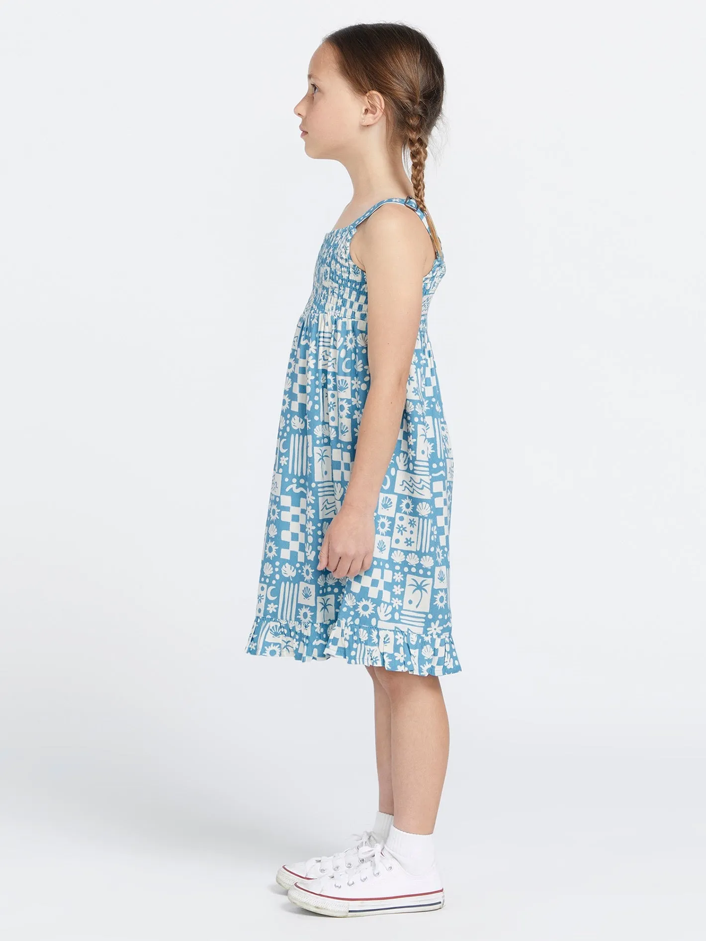 Girls Hangin' Loose Dress - Laguna Blue sold by Volcom product image thumbnail 5