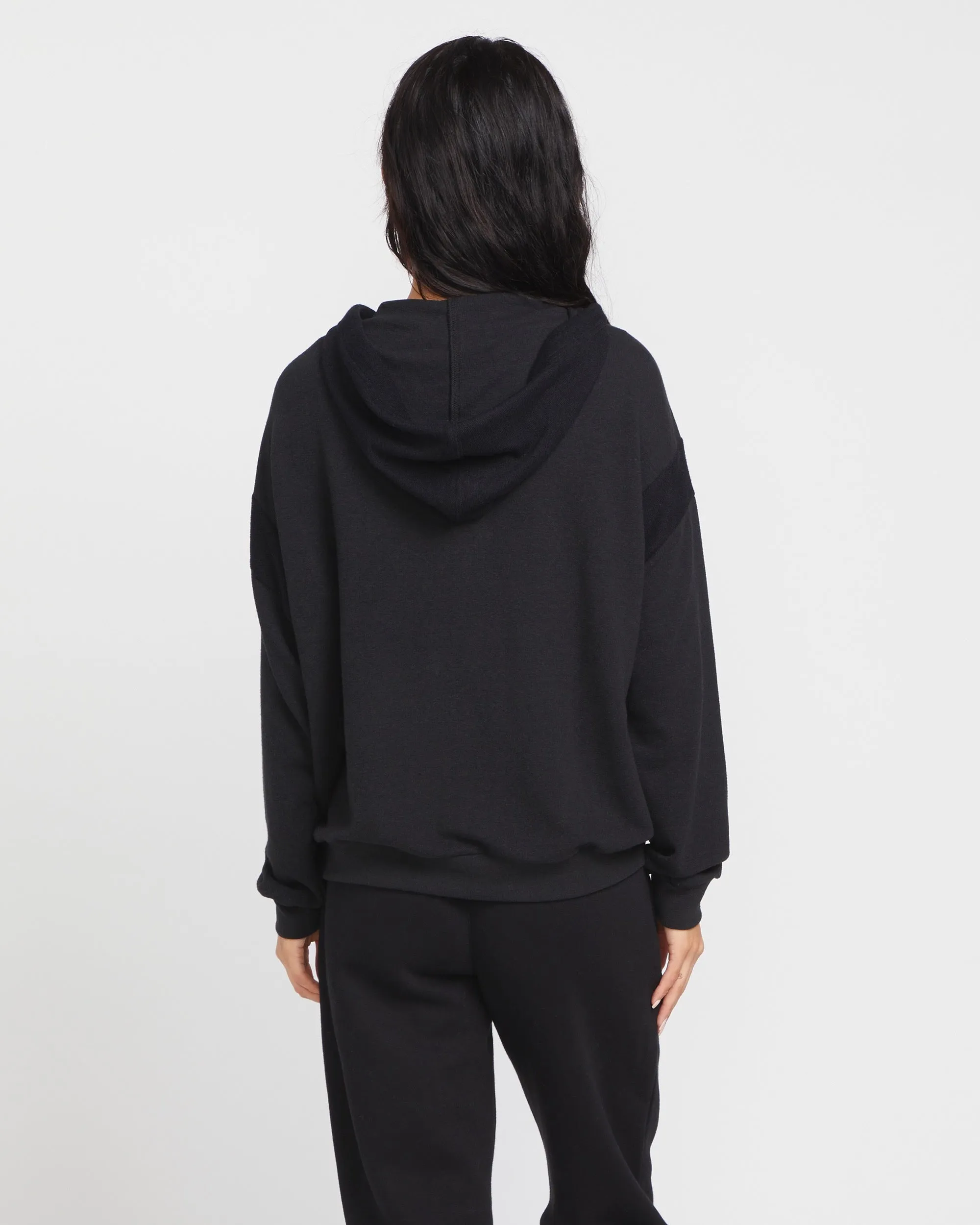Lived in Lounge Frenchie Zip Hoodie - Black sold by Volcom product image thumbnail 2