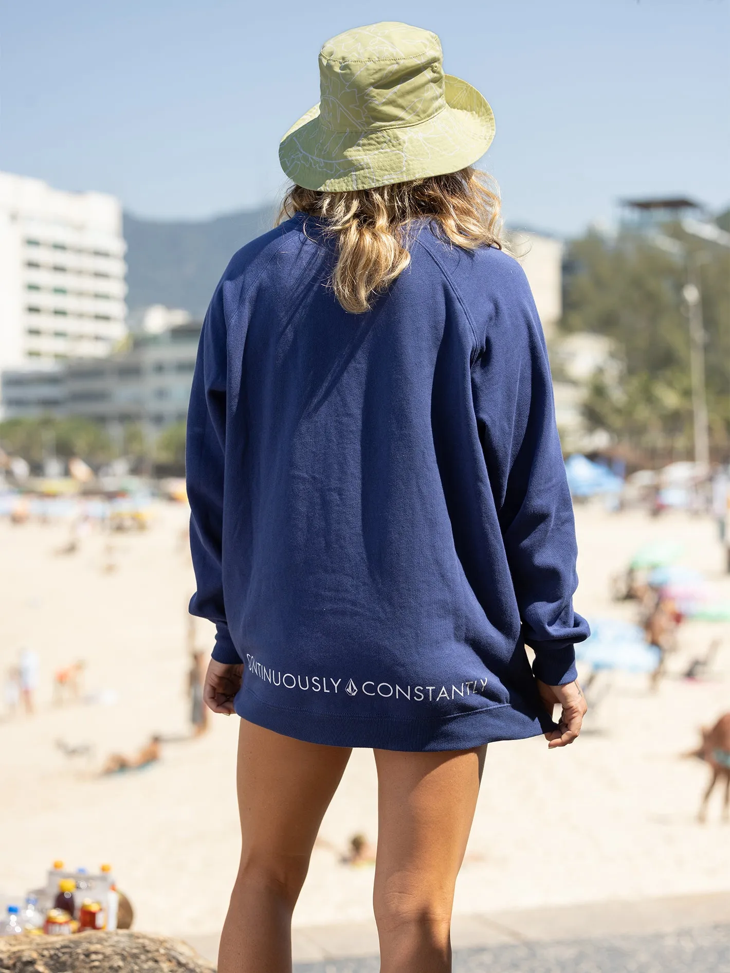 Coco Ho Crew Sweatshirt - Navy sold by Volcom product image thumbnail 2