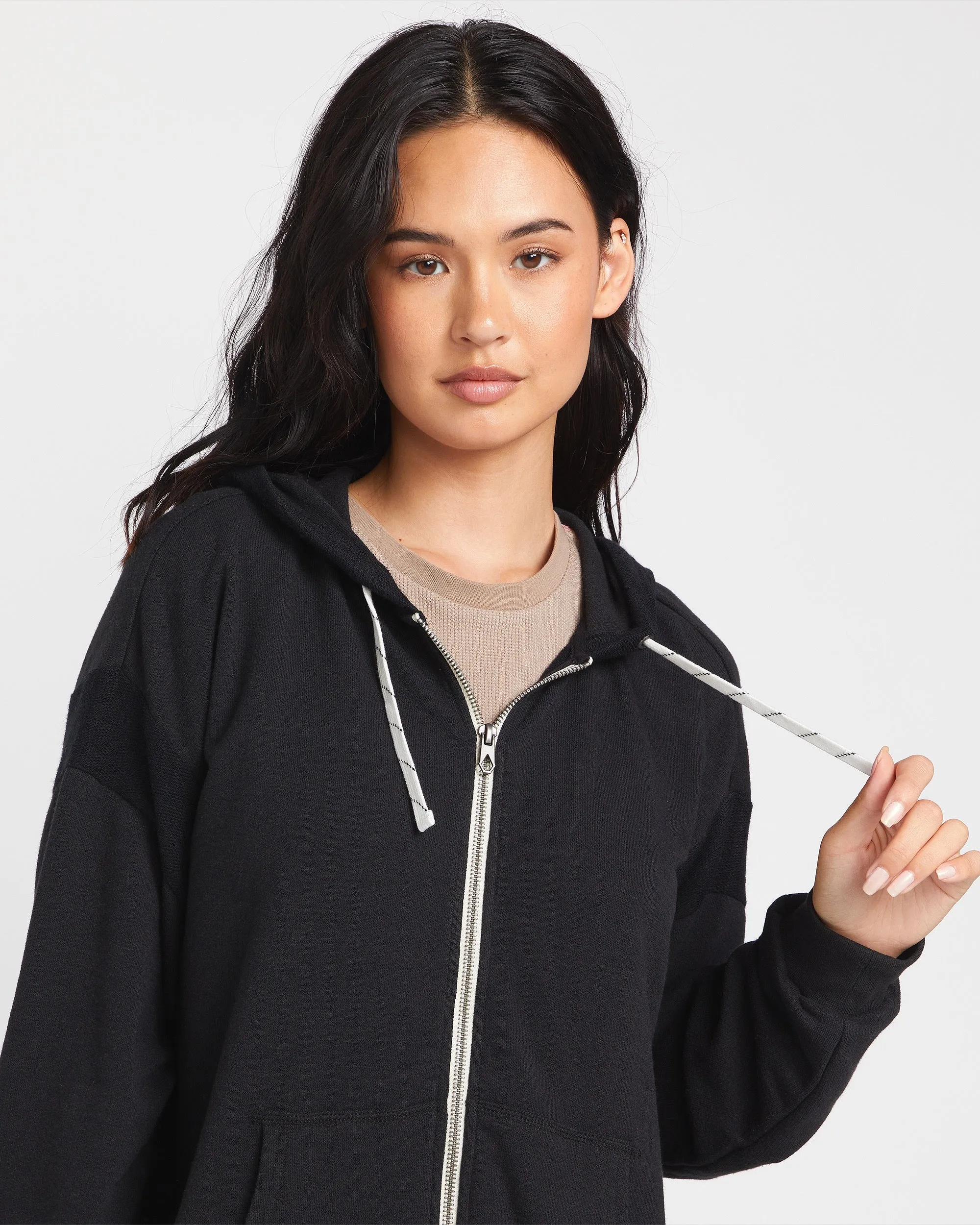 Lived in Lounge Frenchie Zip Hoodie - Black sold by Volcom product image thumbnail 5
