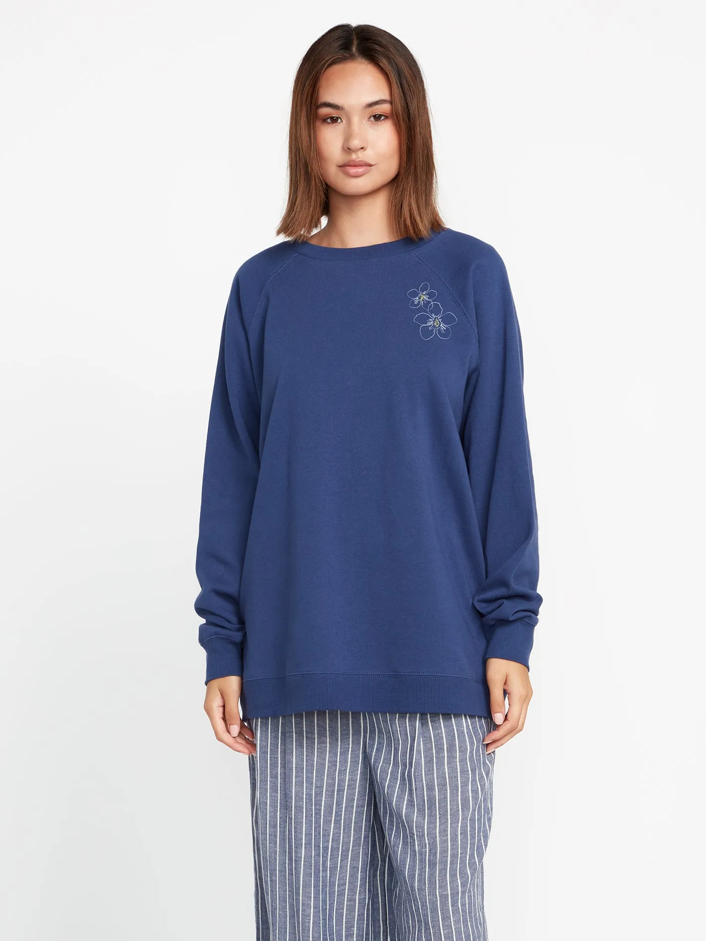 Coco Ho Crew Sweatshirt - Navy sold by Volcom product image thumbnail 3