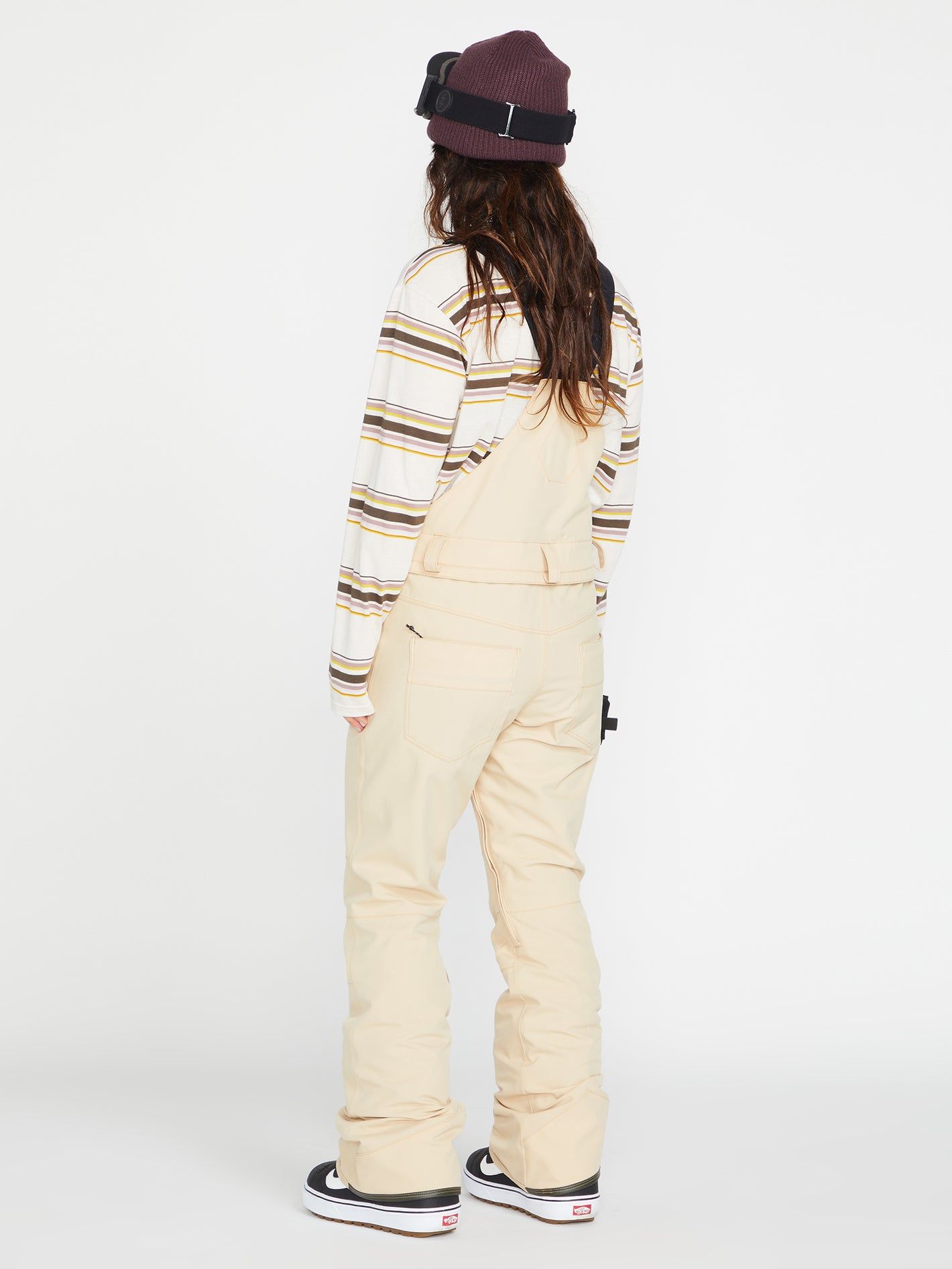 Womens Swift Bib Overall - Sand (2022) sold by Volcom product image thumbnail 2