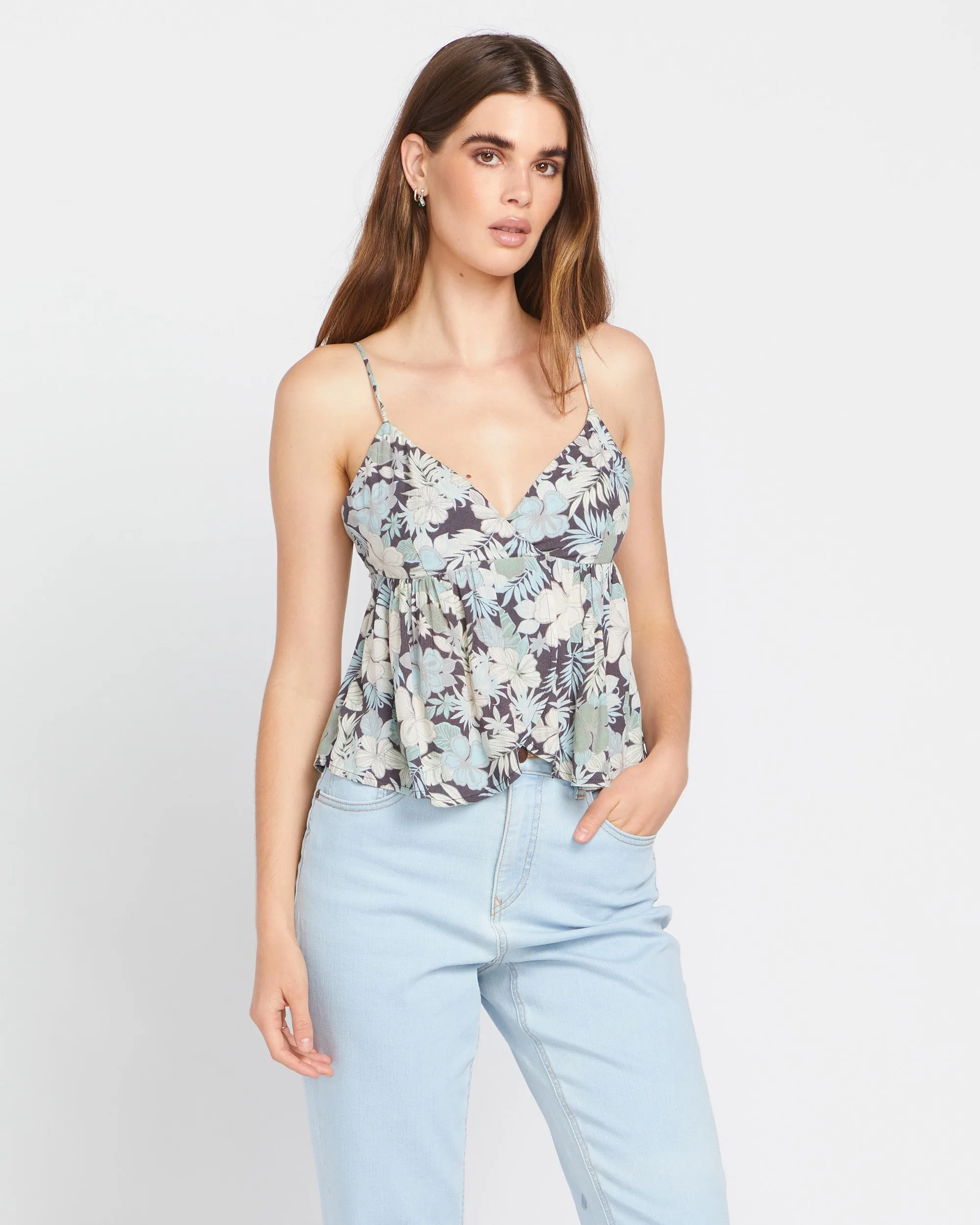 Bad Beaches Only Top - Sea Glass sold by Volcom