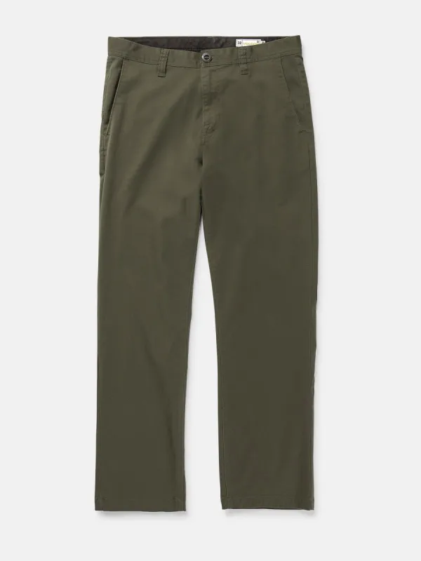 Frickin Regular Stretch Pants - Squadron Green sold by Volcom