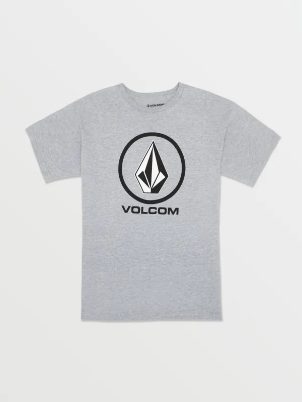 Little Boys Crisp Stone Short Sleeve Tee - Heather Grey sold by Volcom