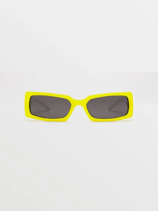Magna Sunglasses - Gloss Lime/Gray sold by Volcom