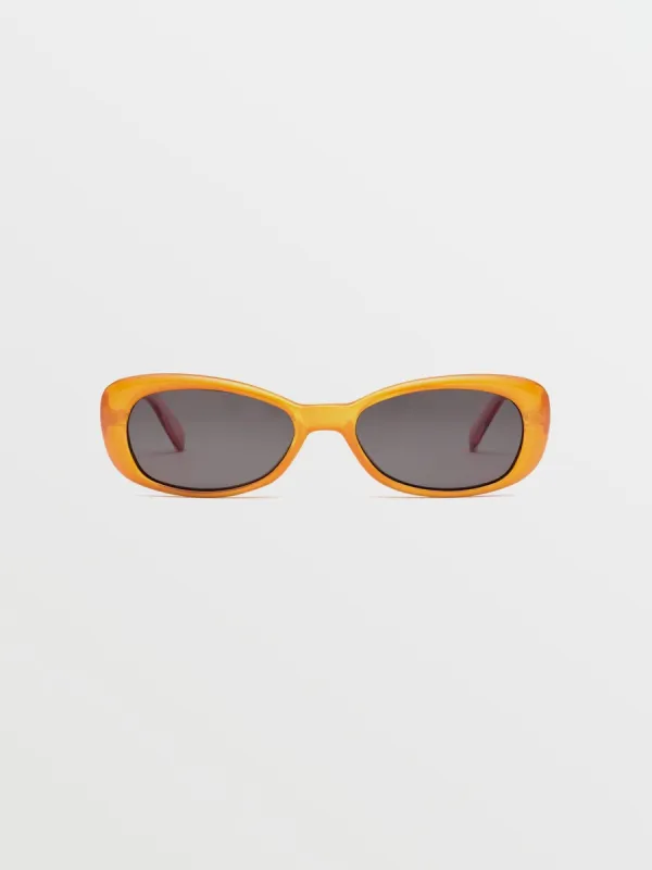 Jam Sunglasses - Crystal Honey Pink/Gray sold by Volcom