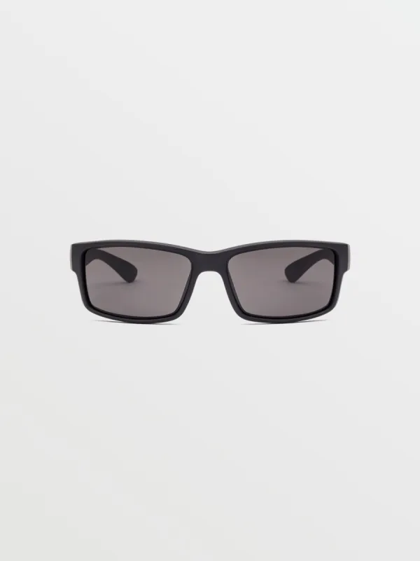 Finger Sunglasses - Matte Black/Gray sold by Volcom