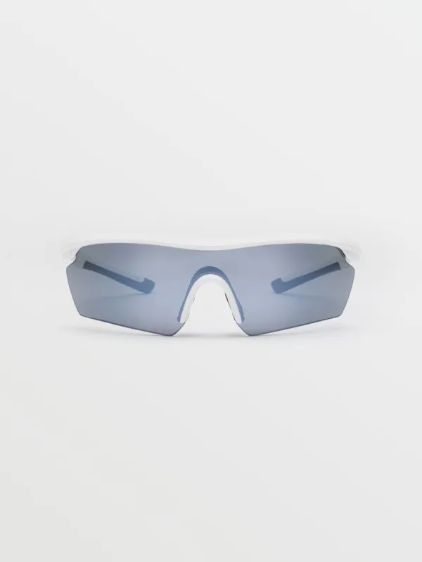 Download Sunglasses - Gloss White/Platinum Mirror sold by Volcom
