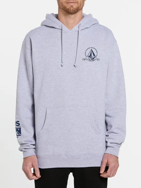 Mens USA Pullover - Heather Grey made by Volcom