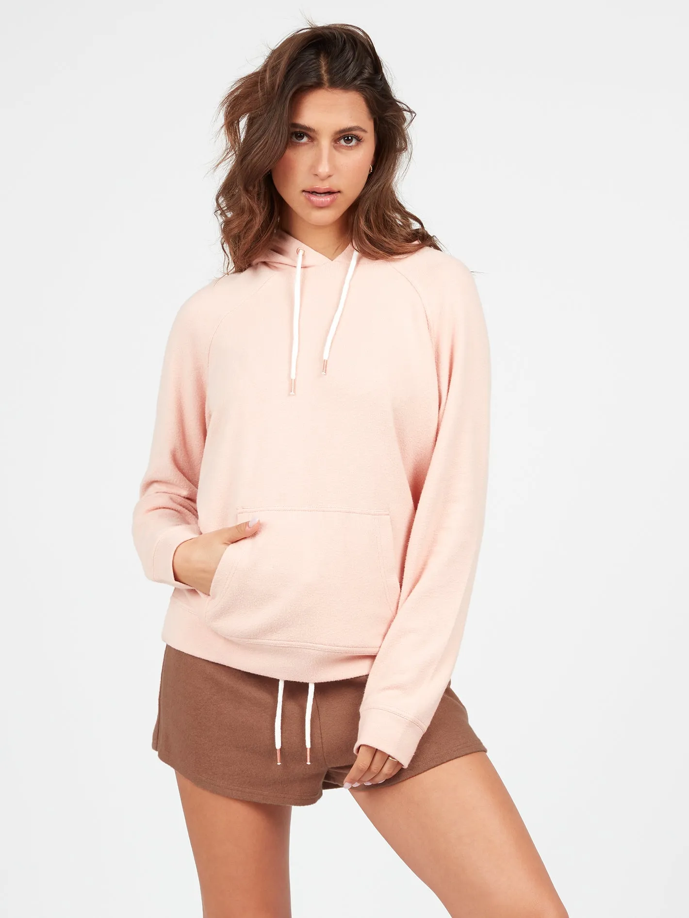 Lived In Lounge Hoodie - Hazey Pink sold by Volcom