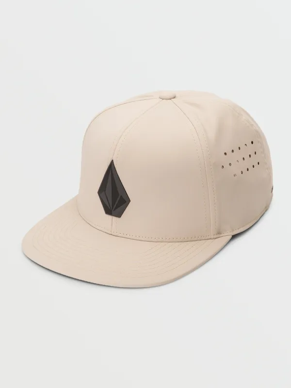 Stone Tech Snapback Hat - Almond sold by Volcom
